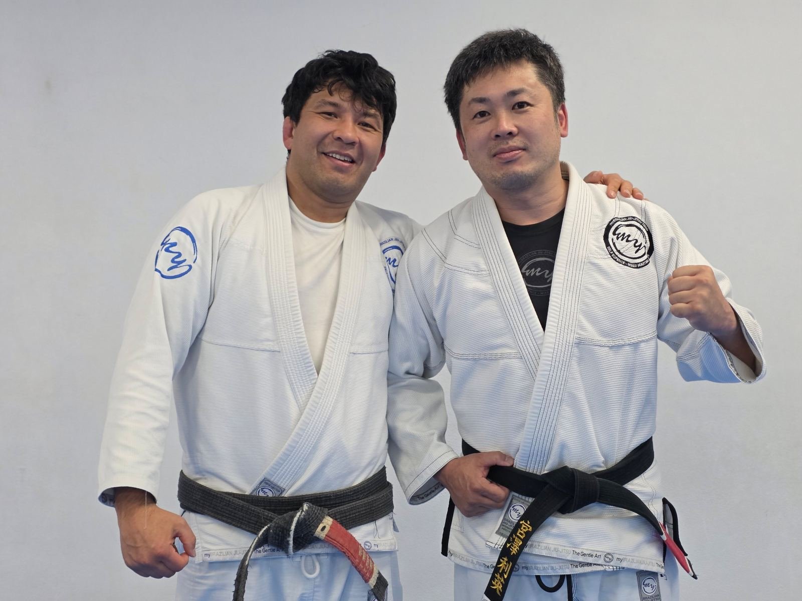 The myBrazilian Jiu-Jitsu International Association patch on a gi